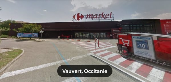 Carrefour Market location Vauvert