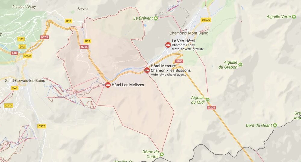 Location voiture aux Houches (74310)