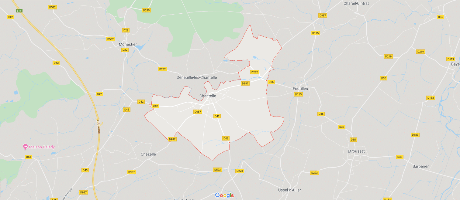 Location véhicules Chantelle