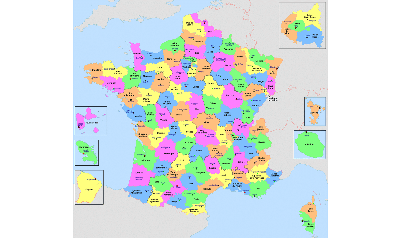 Liste des départements français