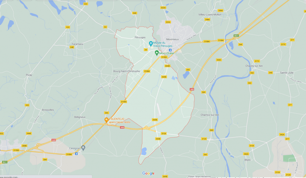 Location véhicule Pérouges